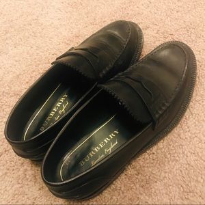 Black Burberry Loafers